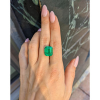 8.46 Ct. Emerald from Zambia Life Style