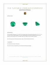 1.54 Ct. Emerald from Zambia Appraisal