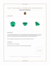 1.54 Ct. Emerald from Zambia Appraisal