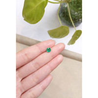 0.82 Ct. Emerald from Zambia Life Style