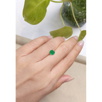 0.72 Ct. Emerald from Zambia Life Style
