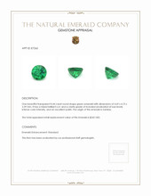 0.44 Ct. Emerald from Zambia Appraisal