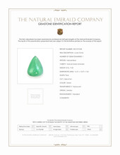 9.20 Ct. Cabochon Emerald from Zambia Scan Report