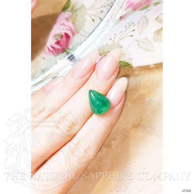9.20 Ct. Cabochon Emerald from Zambia