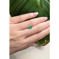 0.64 Ct. Emerald from Colombia Life Style