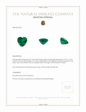 3.31 Ct. Emerald from Zambia Appraisal