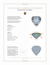 2.31 Ct. Emerald from Zambia 3 D Scan Report