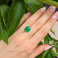 3.59 Ct. Emerald from Brazil Life Style