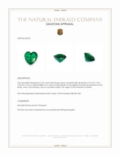 2.50 Ct. Emerald from Zambia Appraisal