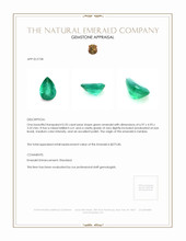 0.55 Ct. Emerald from Zambia Appraisal