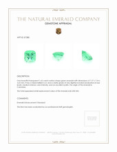 1.65 Ct. Emerald from Colombia Appraisal