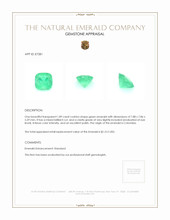 1.89 Ct. Emerald from Colombia Appraisal