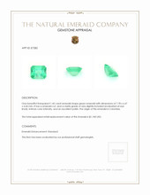 1.45 Ct. Emerald from Colombia Appraisal