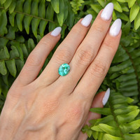 2.42 Ct. Emerald from Colombia Life Style