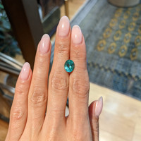 2.42 Ct. Emerald from Colombia Life Style