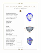 0.65 Ct. Emerald from Zambia 3 D Scan Report