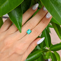 1.45 Ct. Emerald from Colombia Life Style