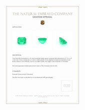 1.49 Ct. Emerald from Colombia Appraisal