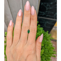 0.48 Ct. Emerald from Madagascar Life Style