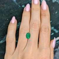 1.15 Ct. Emerald from Colombia Life Style