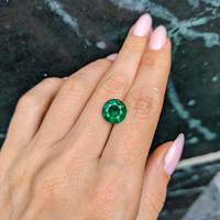 3.63 Ct. Emerald from Colombia Life Style