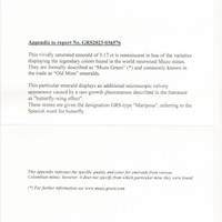 3.17 Ct. Emerald from Colombia Scan Report