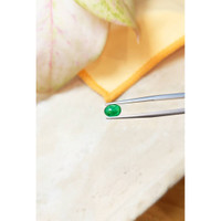 0.83 Ct. Cabochon Emerald from Zambia Life Style