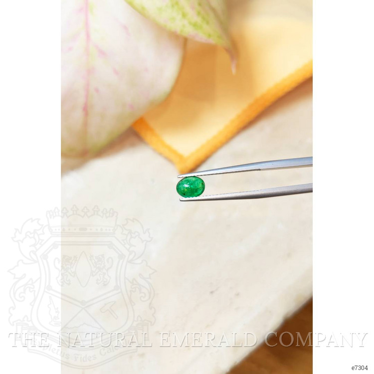 0.83 Ct. Cabochon Emerald from Zambia