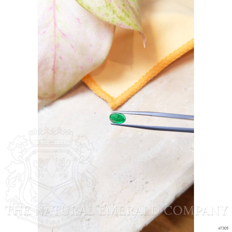 1.39 Ct. Cabochon Emerald from Zambia