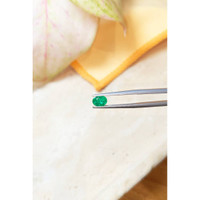 0.89 Ct. Cabochon Emerald from Zambia Life Style