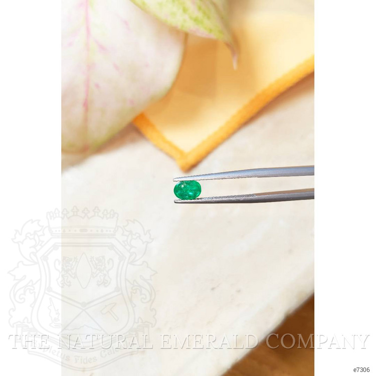 0.89 Ct. Cabochon Emerald from Zambia