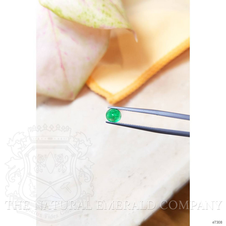 0.85 Ct. Cabochon Emerald from Zambia