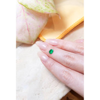 0.85 Ct. Cabochon Emerald from Zambia Life Style