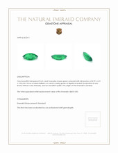 0.65 Ct. Emerald from Zambia Appraisal