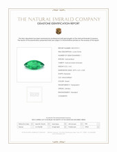 0.65 Ct. Emerald from Zambia Scan Report