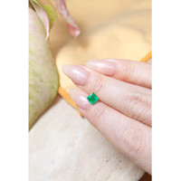 0.72 Ct. Emerald from Zambia Life Style