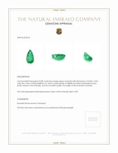 0.88 Ct. Emerald from Zambia Appraisal