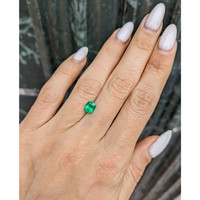 0.75 Ct. Emerald from Afghanistan Life Style