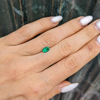 0.44 Ct. Emerald from Afghanistan Life Style
