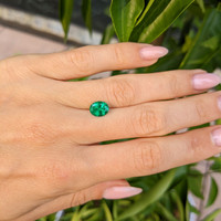 1.29 Ct. Emerald from Colombia Life Style