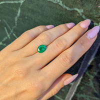 1.78 Ct. Emerald from Colombia Life Style