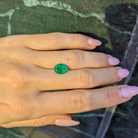 1.78 Ct. Emerald from Colombia Life Style