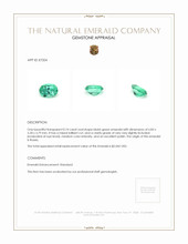 0.74 Ct. Emerald from Russia Appraisal