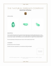 0.59 Ct. Emerald from Russia Appraisal