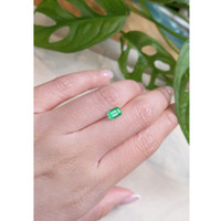 0.74 Ct. Emerald from Russia Life Style