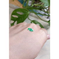 0.80 Ct. Emerald from Russia Life Style