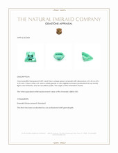 0.89 Ct. Emerald from Russia Appraisal