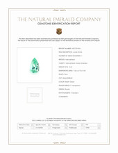0.62 Ct. Emerald from Russia Scan Report