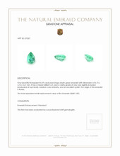 0.59 Ct. Emerald from Russia Appraisal