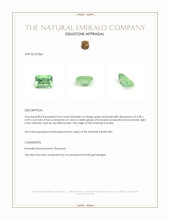 0.64 Ct. Emerald from Russia Appraisal